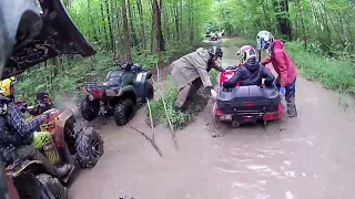 Honda Rubicon 500 putting tiger tail to work