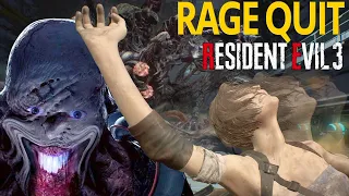 Resident Evil 3 NIGHTMARE mode made me RAGE QUIT!