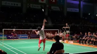 Amazing returning of World No 1 Kento Momota | Japan Badminton League Highlight