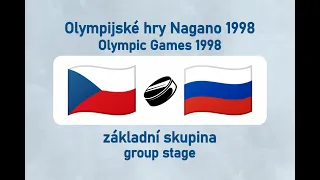 OH Nagano 1998, lední hokej, CZE-RUS (základní skupina)