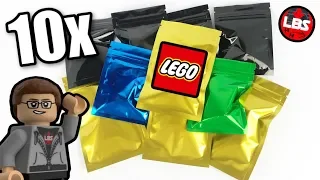Opening 10 LEGO Minifigure Mystery Blind Bags! (2 Rare LEGO Figures Pulled)
