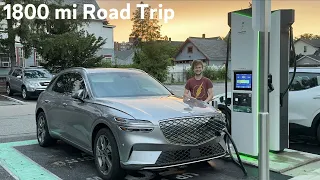 Our Longest CCS EV road trip yet! (1800 Miles) Genesis Electrified GV70