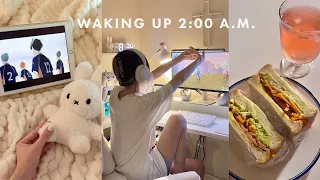 vlog / a day of a freelancer who wakes up at 2am everyday