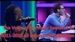 The Voice of Germany all winner blind auditions Season 1–8 2011-2018