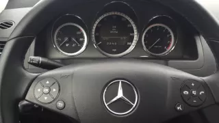 How to set clock in a  2011 Mercedes Benz C300