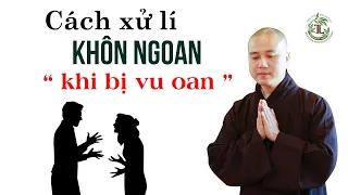 Cách xử lí khôn ngoan khi bị người VU OAN - Vấn Đáp Thầy Thích Pháp Hòa