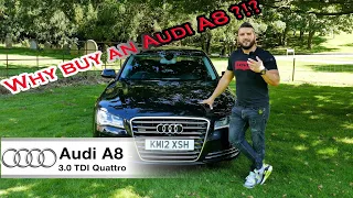 Pros and Cons of The Audi A8 D4 Diesel 3.0 TDI Quattro ! Full Car Review