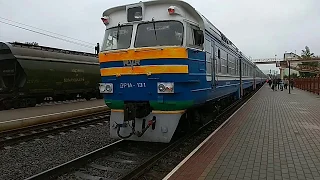 Дизель поезд ДР1А по маршруту Лида - Молодечно