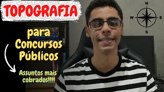 TOPOGRAFIA PARA CONCURSOS PÚBLICOS: Os assuntos mais cobrados em provas!!!