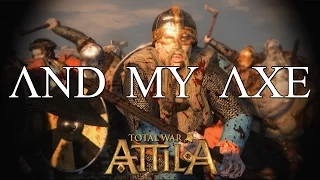 Bucellarii Guard Axemen vs Nordic Axe Warriors - Total War Attila Patch 1.3 Mechanics