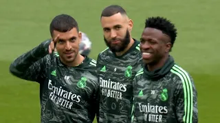 Real Madrid train at Etihad Stadium ahead of HUGE Manchester City Champions League semi-final