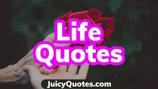 Top 15 Life Quotes and Sayings 2020 - (Living Life To The Fullest)