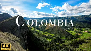 FLYING OVER COLOMBIA (4K UHD) - Relaxing Music Along With Beautiful Nature Videos - 4K  Ultra HD