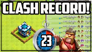 30 Stars, 23 Minutes, 1 Player. A CLASH RECORD!