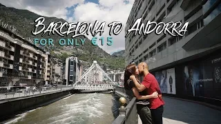 BARCELONA TO ANDORRA FOR ONLY €15 BY BUS | IAN AND MAR TRAVEL TIPS AND GUIDES