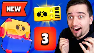 EXTRÉM OPENING! 😱 JSEM LUCKY a Nový Brawl Pass! | Brawl Stars