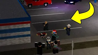 We went to get gas and THE OWNER ROBBED US! | Liberty County Roleplay (Roblox)