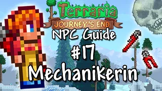 🌳 Terraria NPC Guide #17 | Die Mechanikerin | Spawn, Mechanik, Lore & Trivia 👩‍🔧