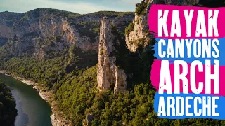 What to do? | Gorge Ardeche Canyon Drone Views | Kayak Under Arch Pont d'Arc France