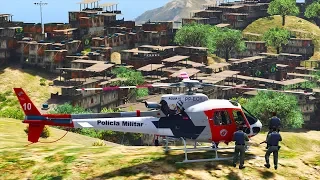 GTA V VIDA POLICIAL |  CAÇADA AO MAIOR TRAFICANTE DA FAVELA. EP 290