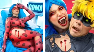 Ladybug se Despertó de un Coma y se Convirtió en Vampiro