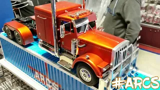 Tamiya 1/14 Grand Hauler Truck with Candy orange 🍊 paint 4K