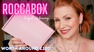 ROCCABOX AUGUST 2020 BEAUTY SUBSCRIPTION UNBOXING - WORTH JUST UNDER £100 !!