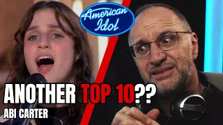 Vocal Coach Reacts to ABI CARTER singing "What was I made for" (Billie Eilish) - Katy says TOP 10...