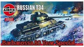 Part By Part Build, Airfix 1/76 T-34 76/85 (Operation Barbarossa 80 Years)