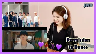 [ENG] Rare to see KOREAN 2 Language REACTION to BTS (방탄소년단) 'Permission to Dance' MV