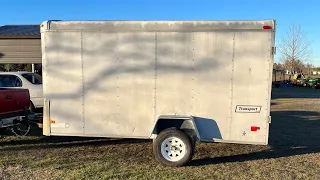 6x12 cargo trailer build under $240