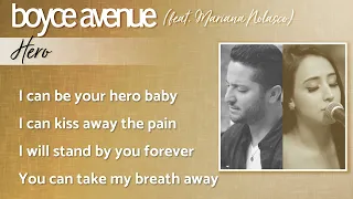 Hero - Enrique Iglesias (Lyrics)(Boyce Avenue ft. Mariana Nolasco acoustic cover) on Spotify & Apple