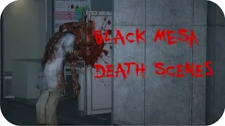 Black Mesa Death Scenes Scientists and Security Guards