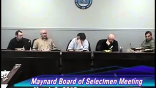 Maynard Board of Selectmen Meeting 3-3-15