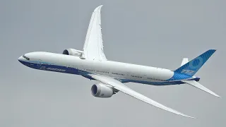 PARIS AIRSHOW 2023 _ BOEING 777-9 / 777X amazing demo flight | Salon du Bourget