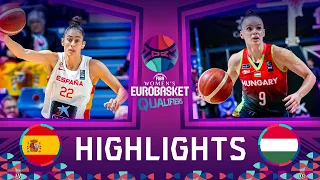 Spain v Hungary | Basketball Highlights - FIBA Women's EuroBasket 2023 Qualifiers