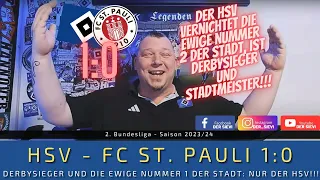 HSV - St Pauli 1:0 | DERBYSIEGER und die ewige Nummer 1 der Stadt: NUR DER HSV!!!