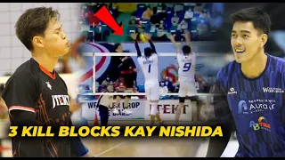 Bryan Bagunas Denied Yuji Nishida 3 Times | Bryan's best performance so far | Ageo, taob sa Rockets