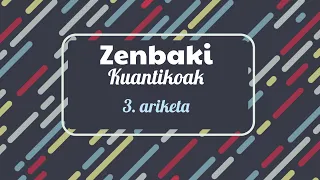 ZENBAKI KUANTIKOAK (3. Ariketa)