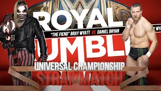 The Fiend vs. Daniel Bryan Royal Rumble 2020 match card