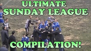 ULTIMATE SUNDAY LEAGUE FOOTBALL FUNNY COMPILATION! | Tackles, Fails, Goals, Fights, Red Card
