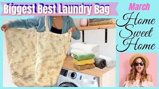 How to Crochet the Best Laundry Bag Ever! (March - Home Sweet Home Series 2024)  //  SS304