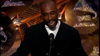 Tupac introduces Kiss at the 1996 Grammy Awards