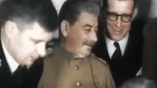 El camarada Stalin en color