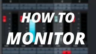 How to Set Up MONITOR / Hear Yourself While Recording | Cubase Tutorial