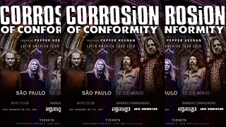 CORROSION OF CONFORMITY - LATIN AMERICA TOUR 2018 ANNOUNCE