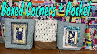 3 Ways to Box the Corners of a Tote Bag and How to Add a Inside Pocket in a Tote Bag