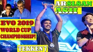 "Arslan Ash" |  EVO 2019 Winning Moments | Tekken 7 | Pakistani Father Son Reaction |Generation Edge