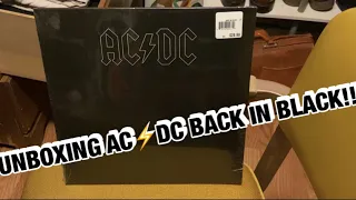 UNBOXING AC⚡️DC BACK IN BLACK ON VINYL!!