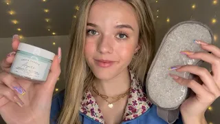 ASMR For Headache Relief 💙 (long nails scalp & shoulder massage)